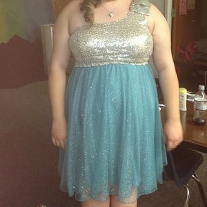 Short Blue/Silver dress